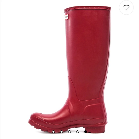 Hunter Original Tall Rain Boot in Red - Picture 4 of 6